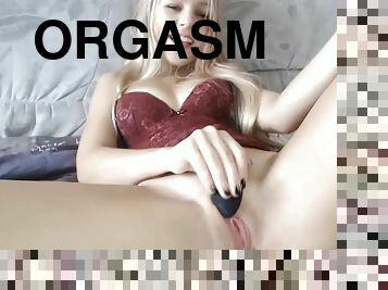 masturbation, orgasme, ados, doigtage, blonde, solo, colocataires