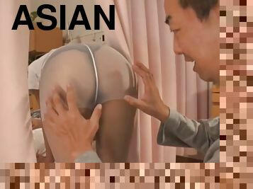 Sex from behind is the favorite sex pose of  hot Asian Harusaki Ryou