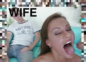Not Really Happy Sharing His Wife Other Man To Fuck