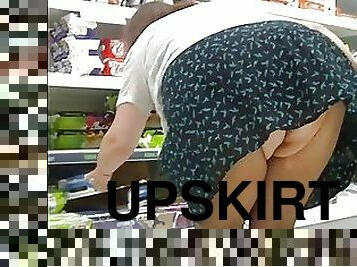 Supermarket Upskirt Vid