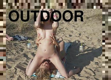 Outdoor lesbian sex is unforgettable experience for Kristine Mihejeva