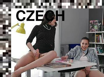 Hot Czech Lesbians Strapless Dildo