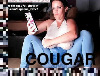 Huge Hanging Tit Soccer Cougar Creams All Over Floor - Uncategorized