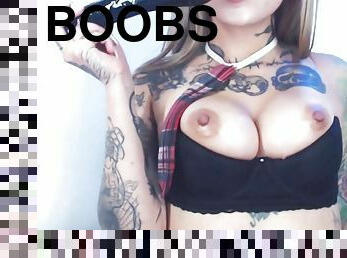 Candy girl big boobs in tempting miniskirt - Nikki Horny - Nikki miller