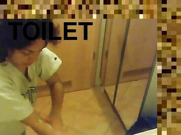 Toilet Spy footage from Mexico. First my wife, next my friend in our toilet.