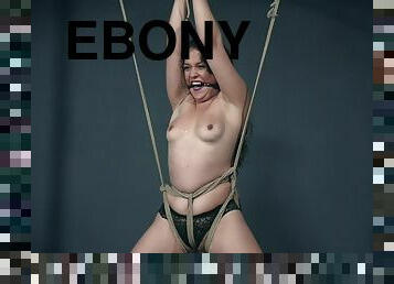 Ebony fetish slut Ziggy Star wants to be helpless and abused