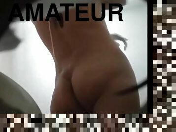 baignade, amateur, cam, voyeur, douche, solo