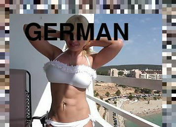 german blonde hooker anal ass to mouth balcony