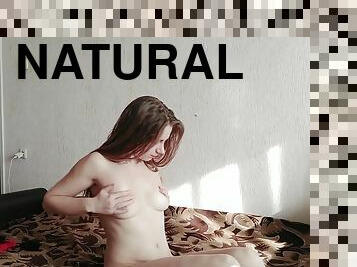 masturbation, ados, petite-amie, naturel, webcam, solo