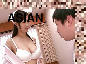 Alluring Asian Nurse Sayuki Kanno Seducing Lucky Patient