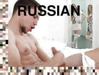 masturbation, russe, ados, hardcore, trio, secousses