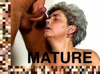 levrette, mature, ejaculation-sur-le-corps, hardcore, couple, salope, bas, sur-le-visage, ejaculation, cow-girl