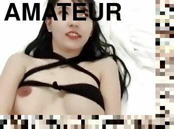 Amateur Asian Webcam Strip Masturbation