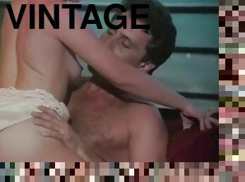 Classic porn star legend Joanna Storm fucked by John Leslie in a vintage scene