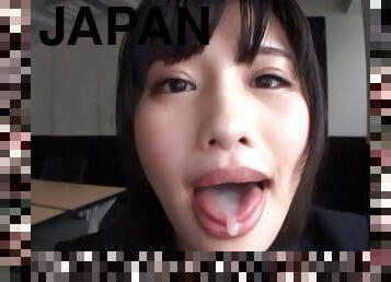 cumshot-keluarnya-sperma, jepang, menelan, sudut-pandang, sperma, sex-dengan-berpakaian