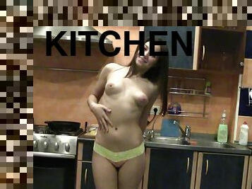 Masturbating on the kitchen couter is my favorite thing to do