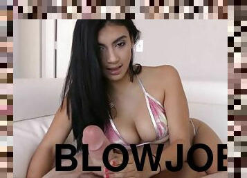 Michelle Martinez POV Sensual Blowjob