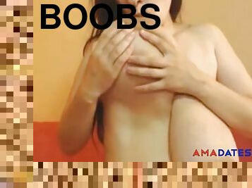 Huge milking boobs