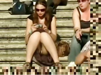 Lots of public chicks in voyeur video