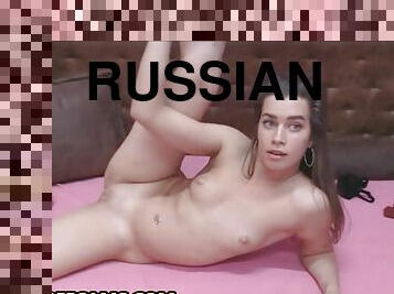 Very Cute Flexible 18yo Russian Stripped Naked