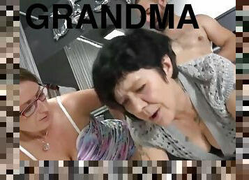 Grandmas Threesome Part 4 - Blowjob