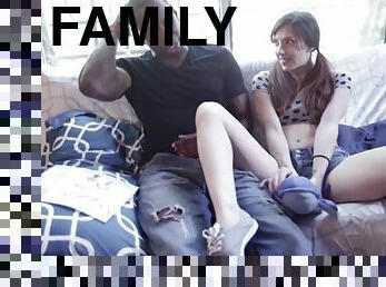 Interracial family roleplay with ember stone