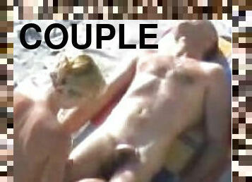 Hot Couple Caught By Voyeur Cam on the Beach