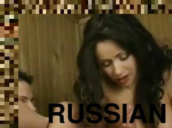 rosyjskie, seks-grupowy, sauna