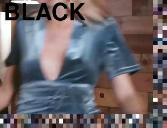 Aaliyah masturbates while watching her guy fucking a black chick