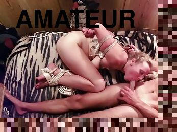 Amateur bondage home tube with Robin and Sofie