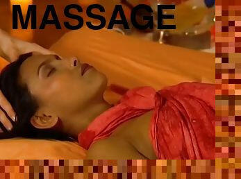 Two girls love the massage