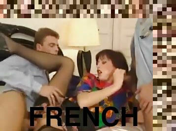 femme, anal, fellation, hardcore, pornstar, vintage, française, sexe-de-groupe, double, quatuor