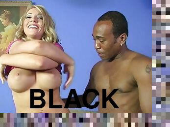 A stiff black cock pounding a real milf pornstar Barb Cummings