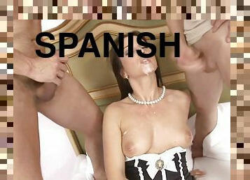 Simone Style Spanish Maid Double Penetration 1080p - Threesome