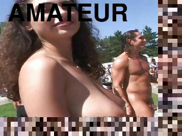Saying Hello To A Lineup Of Hot Naked Chicks - Amateur