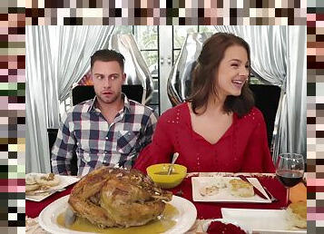 Happy Fucksgiving - Seth Gamble has sneaky Thanksgiving sex with his MIL and handjob from his girlfriend at inlaws house