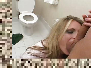 A kinky couple has wild, hardcore anal sexy in a bathroom