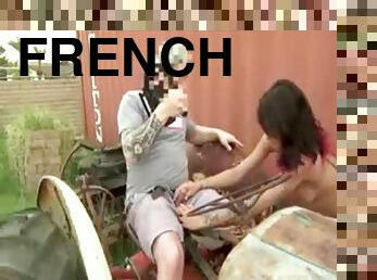 Marie french hippy blows me and gets covered in cum