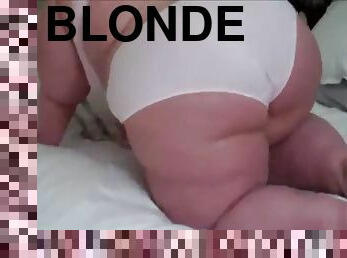 Blonde pink lingere