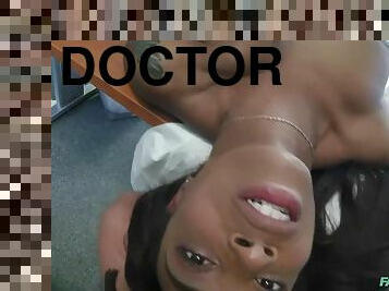 Kinky doctor gets a chance to get an interracial fuck