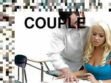 Succulent Peter North Fucks Cami Cole's Pussy In A College Classroom