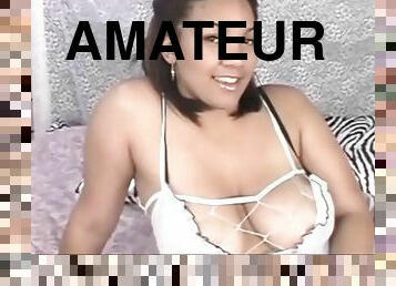 cul, gros-nichons, amateur, ejaculation-sur-le-corps, ébène, interracial, hardcore, belle-femme-ronde, belle