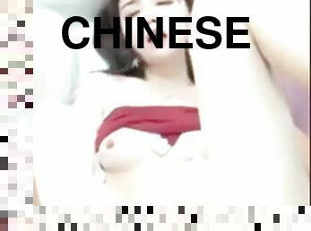 asiatisk, masturbation, fitta-pussy, amatör, kinesisk