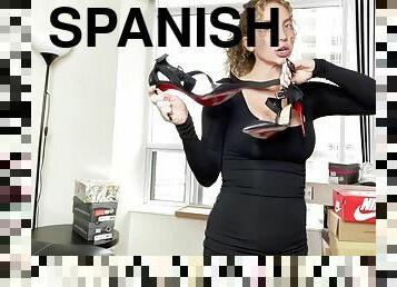 Naughty spanish girl fetish erotic video