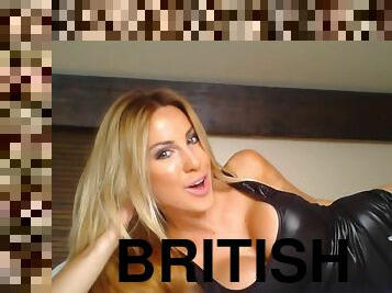 Blonde Slut With British Accent Jerk Off Intructions