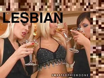ivre, babes, lesbienne, ange, brunette, soutien-gorge