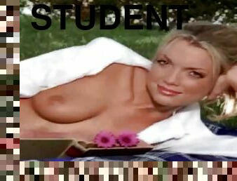 A Hot Scene With The Naughty Student Kimberly Holland