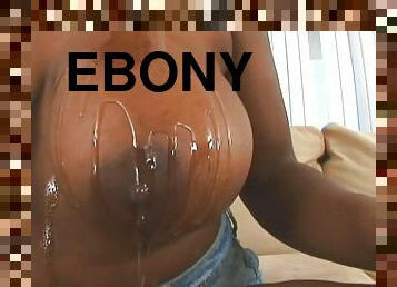 tetas-grandes, pezones, negra-ebony, interracial, hardcore, pareja, primera-persona, natural