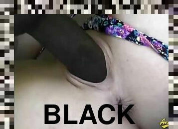 Two big black dicks drilling Missy's tight pussy and ass