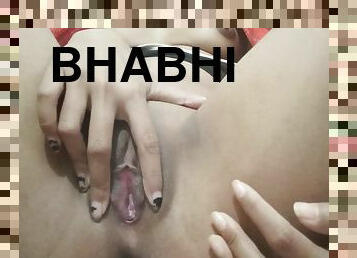 Bhabhi Hairy Pussy Fingering For Her Horny Devar